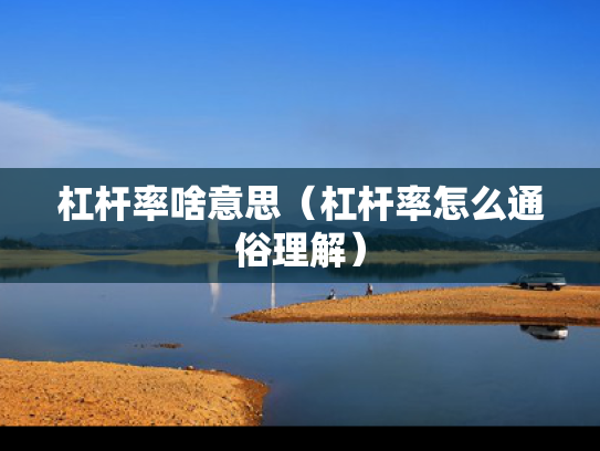 杠杆率啥意思（杠杆率怎么通俗理解）