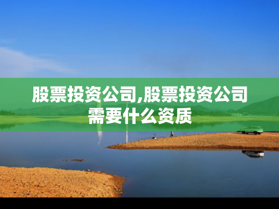 股票投资公司,股票投资公司需要什么资质