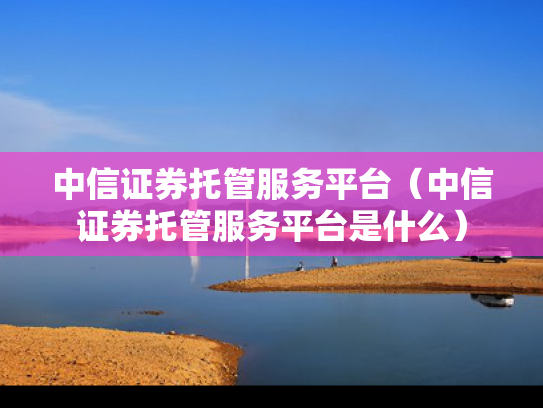 中信证券托管服务平台（中信证券托管服务平台是什么）