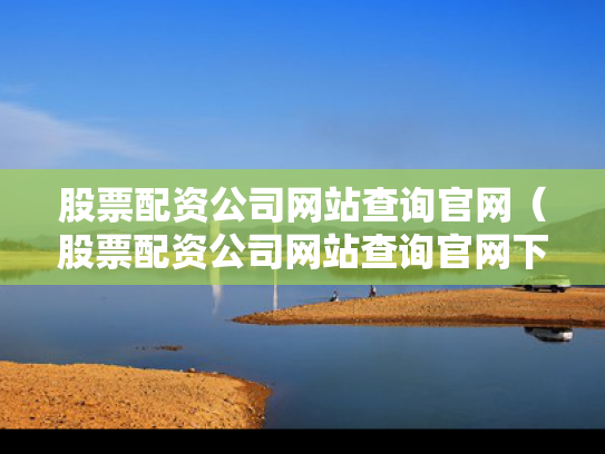 股票配资公司网站查询官网（股票配资公司网站查询官网下载）