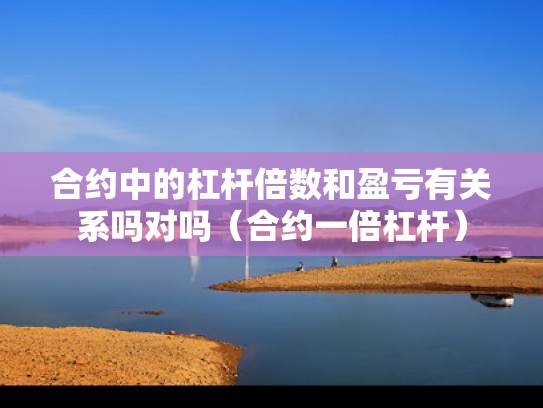 合约中的杠杆倍数和盈亏有关系吗对吗（合约一倍杠杆）