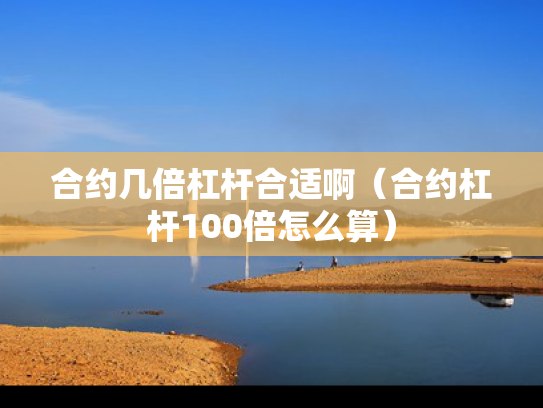 合约几倍杠杆合适啊（合约杠杆100倍怎么算）