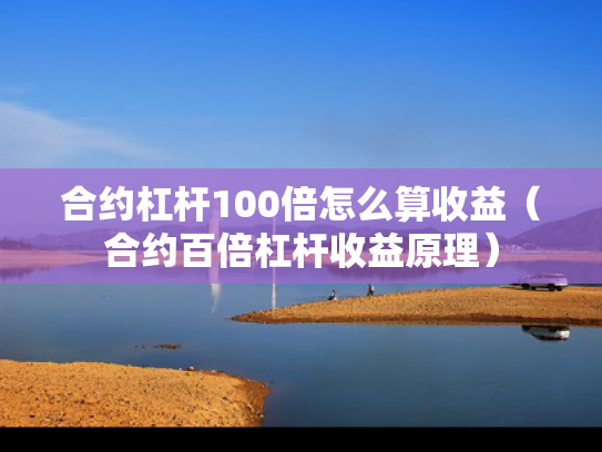 合约杠杆100倍怎么算收益（合约百倍杠杆收益原理）