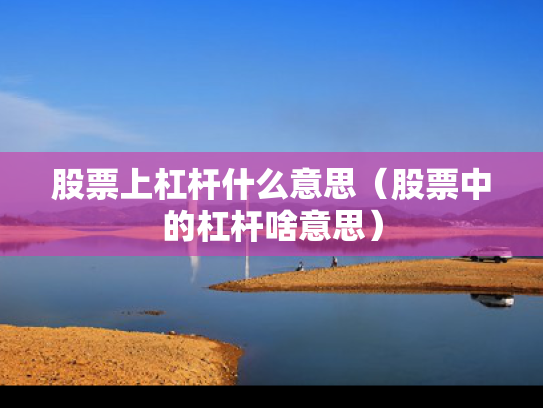 股票上杠杆什么意思（股票中的杠杆啥意思）