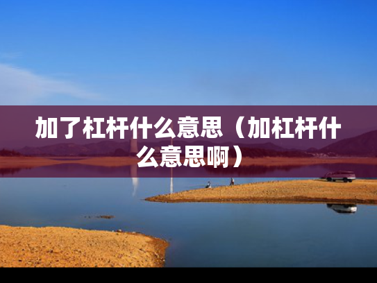 加了杠杆什么意思（加杠杆什么意思啊）