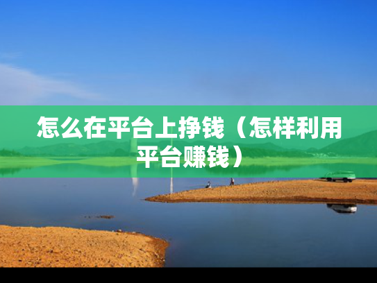 怎么在平台上挣钱（怎样利用平台赚钱）