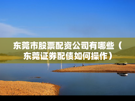 东莞市股票配资公司有哪些（东莞证券配债如何操作）