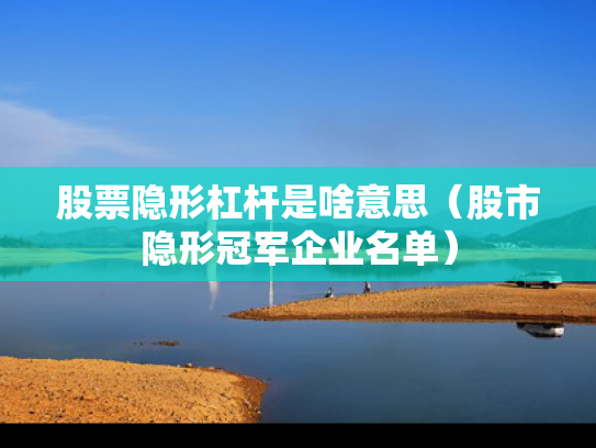 股票隐形杠杆是啥意思（股市隐形冠军企业名单）