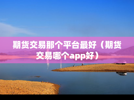 期货交易那个平台最好（期货交易哪个app好）