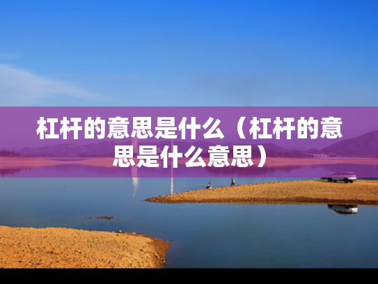 杠杆的意思是什么（杠杆的意思是什么意思）