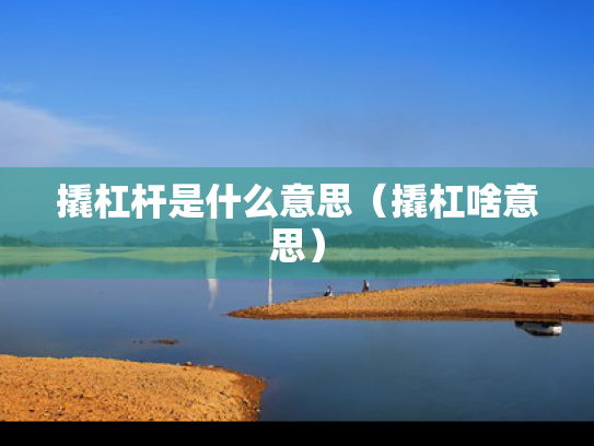 撬杠杆是什么意思（撬杠啥意思）