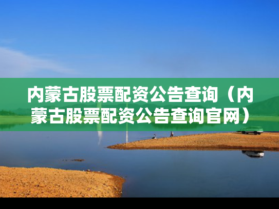 内蒙古股票配资公告查询（内蒙古股票配资公告查询官网）