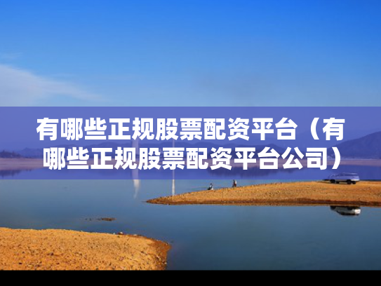 有哪些正规股票配资平台（有哪些正规股票配资平台公司）